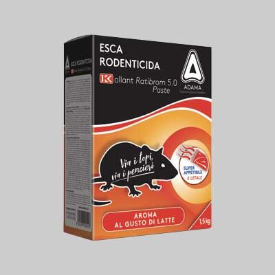 ESCA TOPICIDA &#39;RATIBROM 5.0 PASTE&#39; 1,5 Kg (3x500gr)