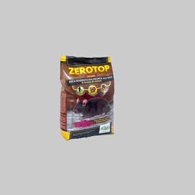 ESCA TOPICIDA IN GRANO &#39;ZEROTOP&#39; 1,5 Kg (Scatola 3x500gr)