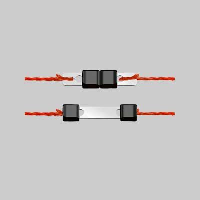 CONNETTORE PER FILO ELETTRIFICATO &#39;LITZCLIP&#39; Conf. 10 pezzi