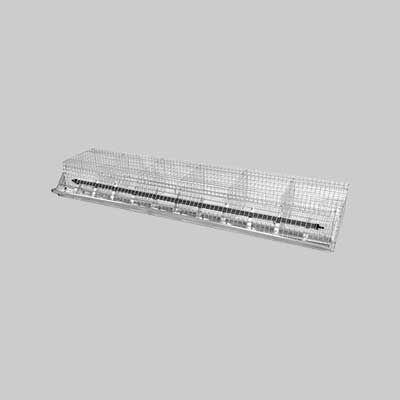 GABBIA PER CONIGLI INGRASSO sei fori cm 183x40x30h
