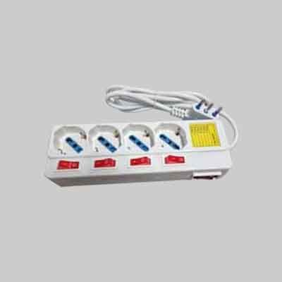 MULTIPRESA CON INTERRUTTORI INDIPENDENTI IDEAL STAR 4 Posti