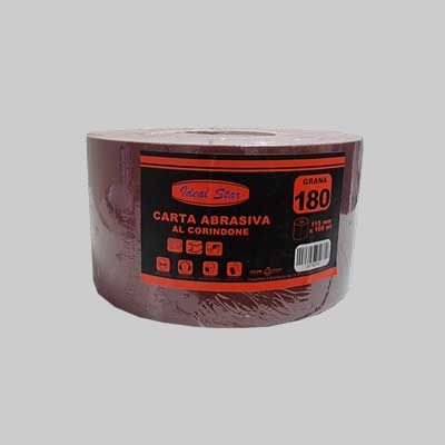 CARTA ABRASIVA IDEAL STAR grana 40 - rotolo mm 115x50mt