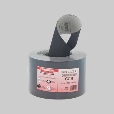 CARTA ABRASIVA &#39;CCB&#39; Grana 180 - rotolo mm 120x100 mt