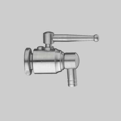 RUBINETTO ANTIGOCCIA INOX A SFERA PER CONTENITORE 3/8&quot;