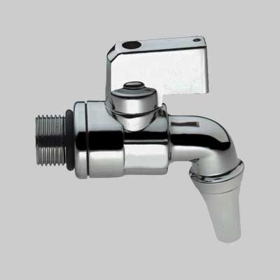 RUBINETTO A SFERA PER CONTENITORE OTTONE CROMATO 1/2&quot;