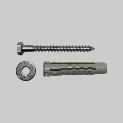 TASSELLO CON VITE E BORDO &#39;NCV-TE&#39; mm 8x40 - vite 5x50