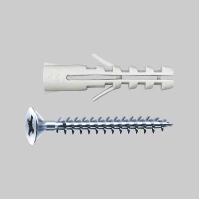 TASSELLO CON VITE SENZA BORDO AV-TC mm 5x25 - vite 4x3