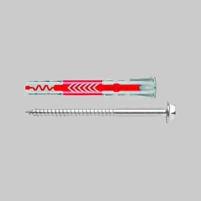 TASSELLO CON VITE T.E. &#39;DUOPOWER L&#39; 10x80 mm - vite 7x107 mm - 10 pz