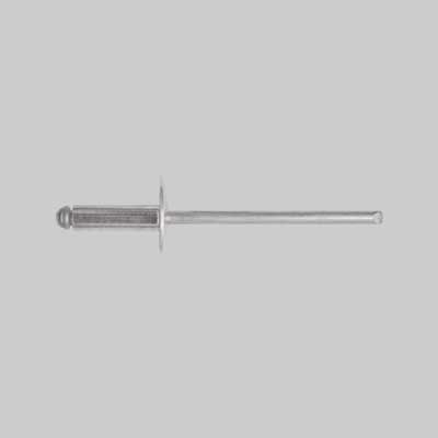 RIVETTO A STRAPPO TESTA LARGA 4,8x12 mm