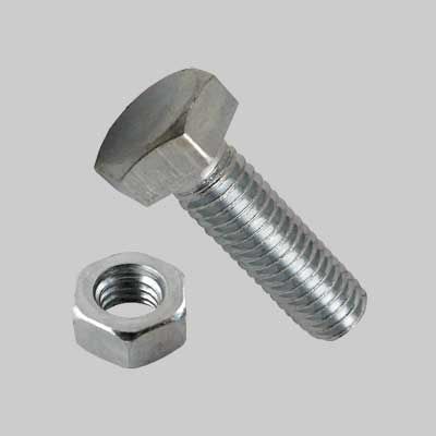 BULLONE CON DADO PER SCAFFALATURE M8x16