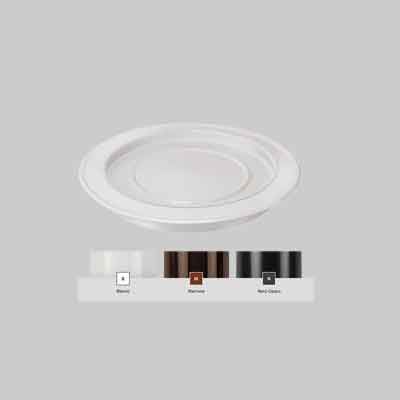 ROSONE SMALTATO &#39;CLASSIC&#39; 80 mm - Col. bianco