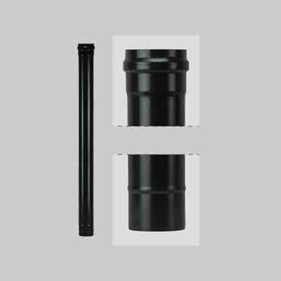TUBO PER STUFE A PELLET &#39;LIGHT&#39;  80x250 mm