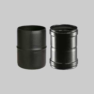RACCORDO PER TUBO PELLET M/M  80 mm