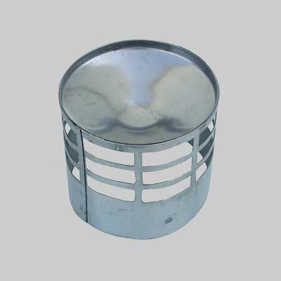 TERMINALE DI SCARICO PER TUBO PELLET 80 mm