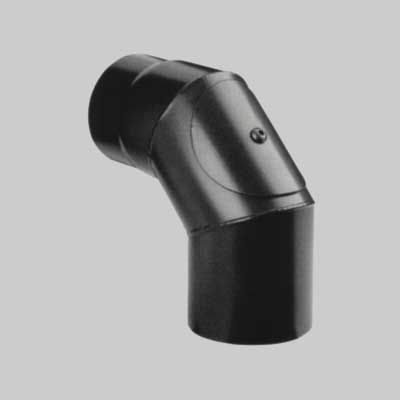 GOMITO A 90° CON ISPEZIONE PER STUFE A LEGNA 120 mm