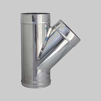 RACCORDO BRAGA A 135° PER CANNE FUMARIE  80 mm