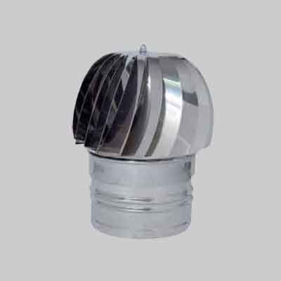 FUMAIOLO ZINCATO EOLICO TONDO 80 mm