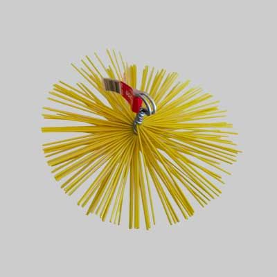 SCOVOLO IN FILI DI NYLON LISCI PER PULIZIA CAMINO 200 mm
