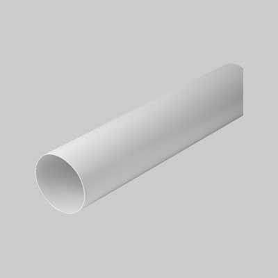 TUBO TONDO PER VENTILAZIONE 100 mm - barra 1 mt