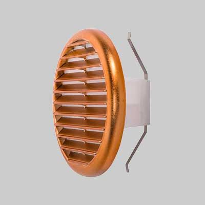 GRIGLIA DI AERAZIONE RAME UNIVERSALE 80&gt;125 mm