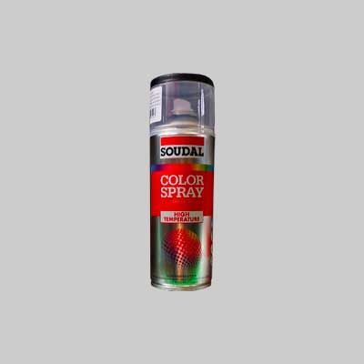 SMALTO SPRAY ALTE TEMPERATURE SOUDAL 400 ml - Alluminio 6 pz
