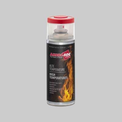 SMALTO SPRAY ALTE TEMPERATURE 400 ml - Alluminio - 6 pz
