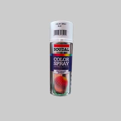 BOMBOLETTA SPRAY METALLIZZATO SOUDAL 400 ml - Argento - 6 pz