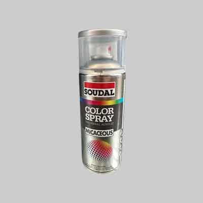 BOMBOLETTA SPRAY FERROMICACEO SOUDAL 400 ml - Grafite Ferro - 6 pz