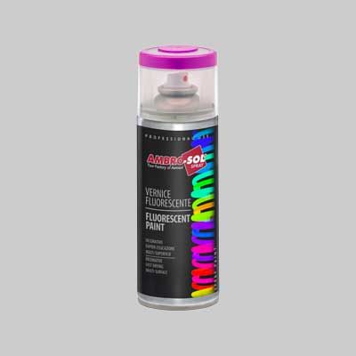 BOMBOLETTA SPRAY FLUORESCENTE 400 ml - Arancio - 6 pz