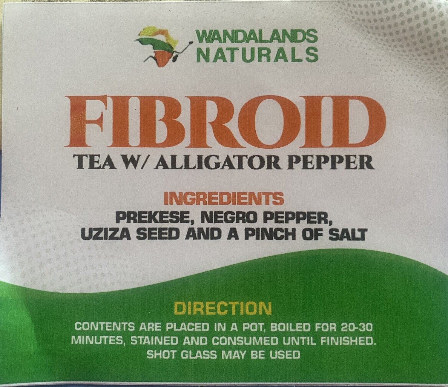 Fibroid Tea w/Alligator Pepper