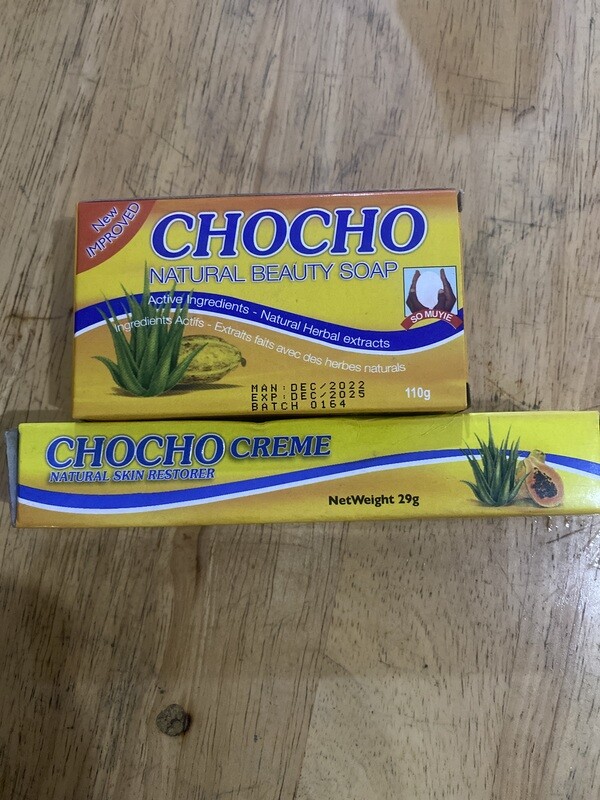 Chocho Natural Soap & Creme Combo (Eczema) Chocho Natural Soap & Creme Combo (Eczema)