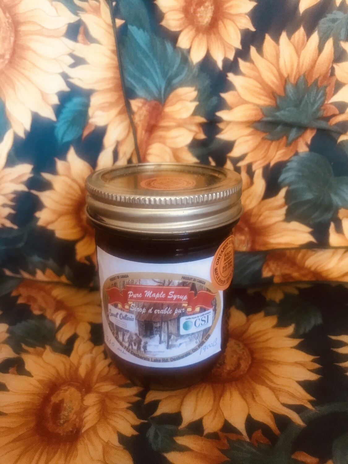Maple Syrup Pure(glass) 250ml -- Paul