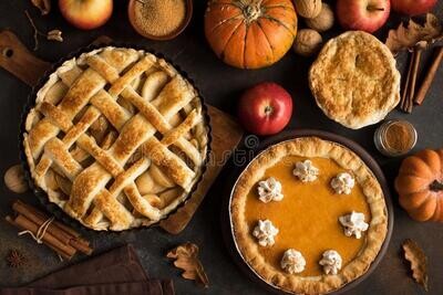 Apple Or Pecan Or Pumpkin  Pie Slice