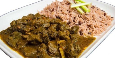 Curry Goat With Rice Only