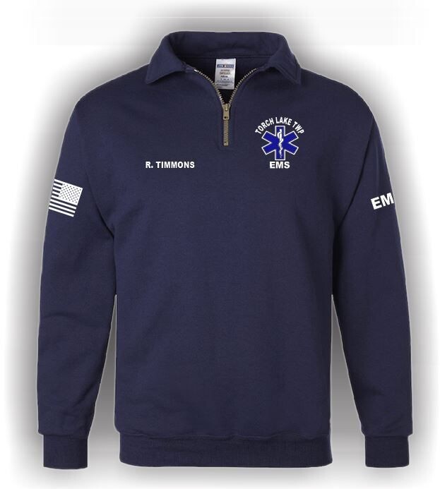 "Star of Life" Quarter-Zip Pullover