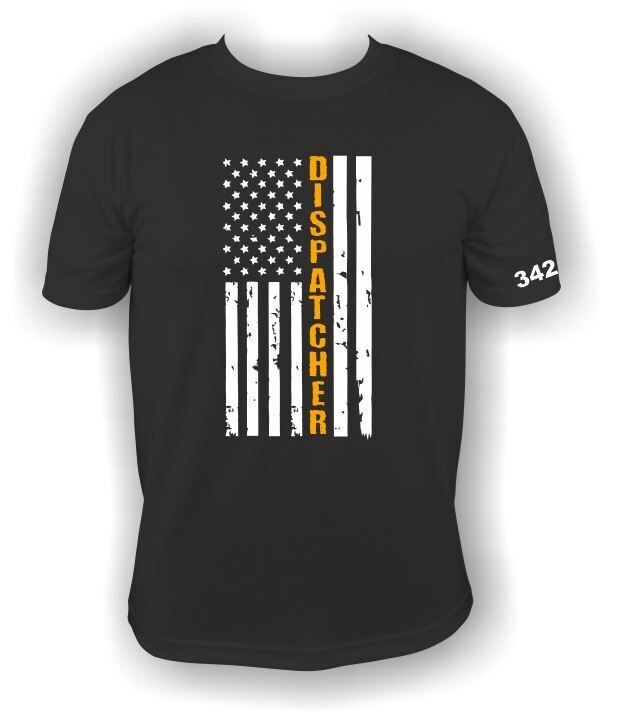 "Yellow Line" Dispatcher American Flag