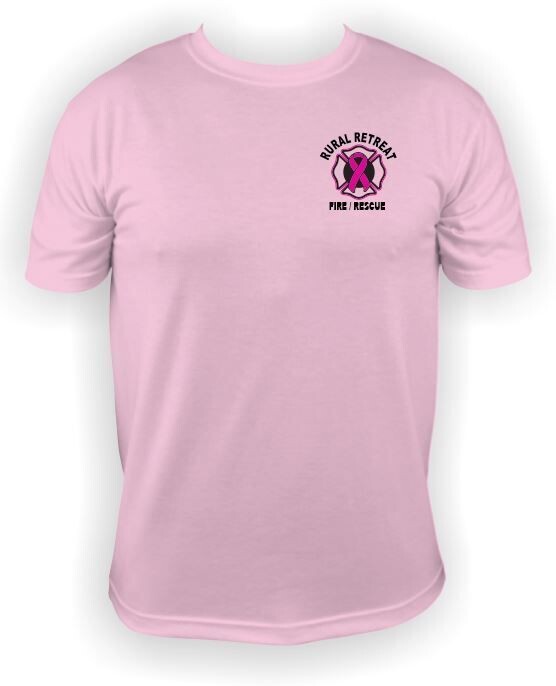"Give Cancer the Boot" Fire Light Pink T-Shirt