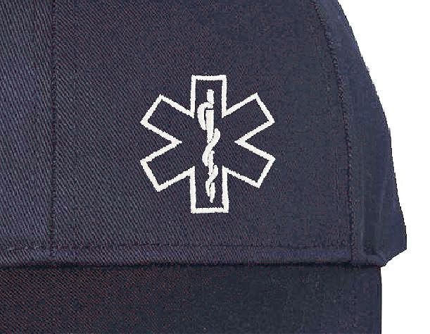 Embroidered EMS Hat (Hollow White)
