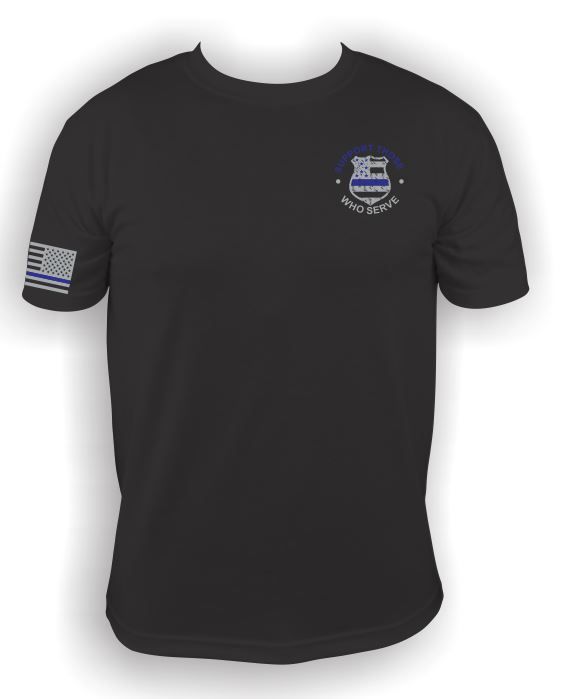 "Police Honor & Respect" Police & Badge T-Shirt
