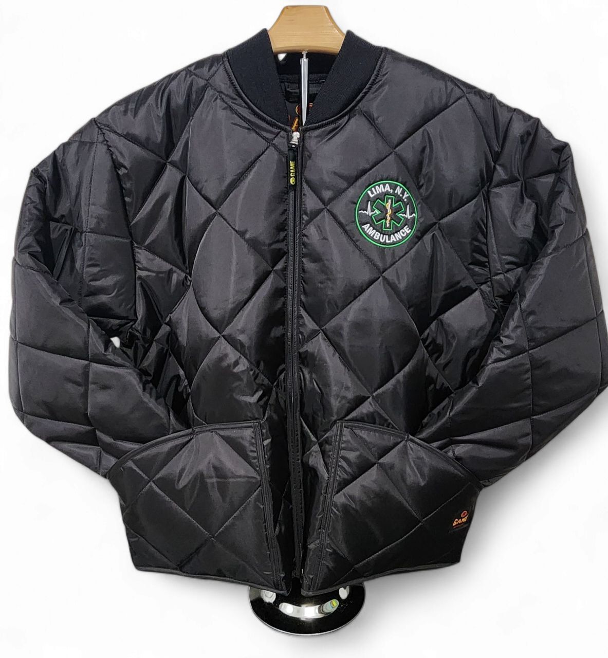 (Embroidered) Diamond Quilt Jacket