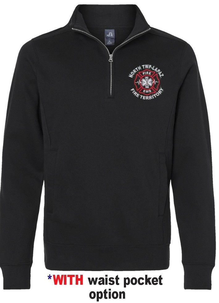 North TWP Lapaz - (Embroidered) 1/4 Zip Pullover (with Pockets)