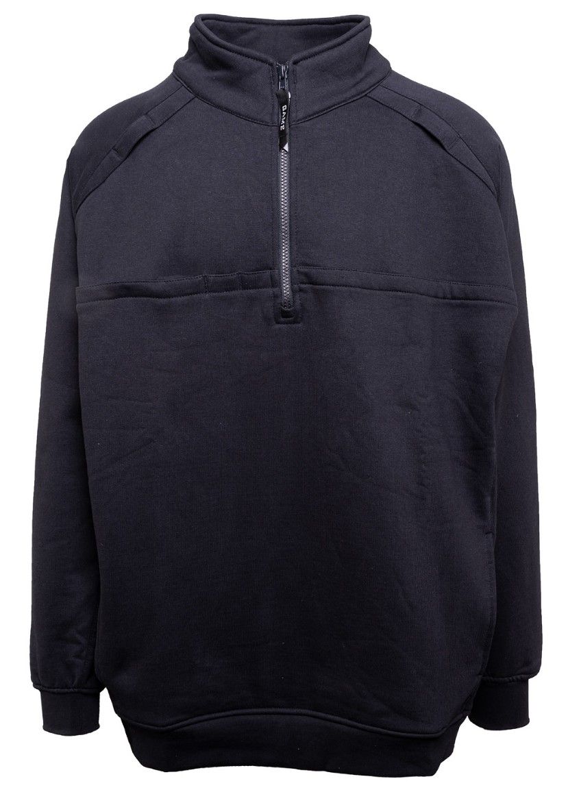 Quarter Zip Tactical Job Shirt (Navy or Black)