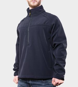 Half Zip Soft Shell Jacket (Navy or Black)