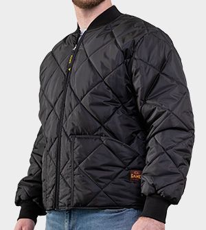 Diamond Quilted Jacket (Navy or Black)