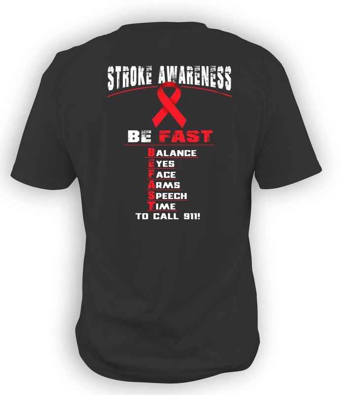 Stroke Awareness T-shirt Stroke Awareness T-shirt