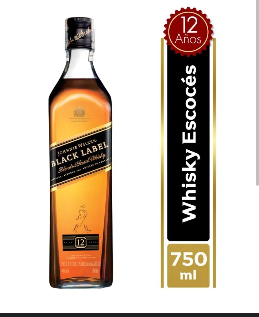 JHONY WALKER NEGRO 750ML