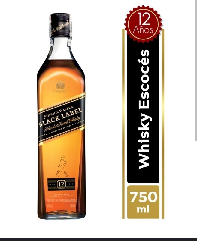 JHONY WALKER NEGRO 750ML
