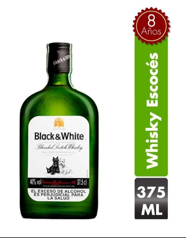 BLACK AND WHITE 375ML