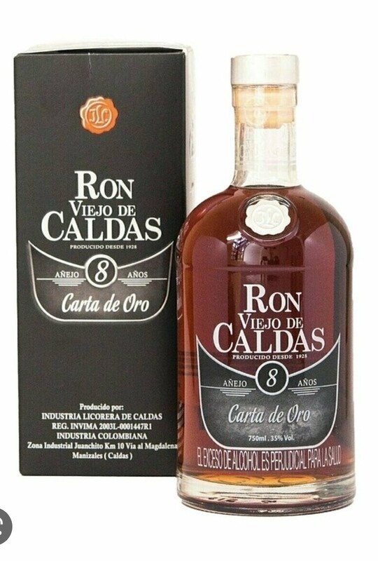 RON CALDAS 750ML 8 AÑOS