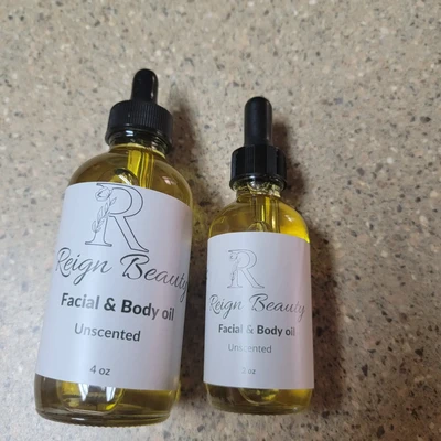 Unscented body oil